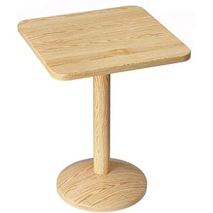 Prachtige kleine vierkante tafel, eenvoudige bijzettafel in Europese stijl (60x60x75cm), vrijetijdstentoonstellingsbar, salontafel, multifunctionele vrijetijdstafel (kleur: D)