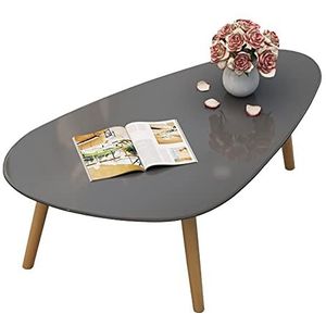 Prachtige salontafel, eenvoudig en klein appartement verfbank bijzettafel (80x50x45cm), massief houten slaapkamer vrijetijdstafel (kleur: grijs)