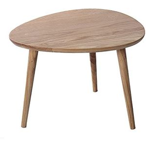 Prachtige salontafel, Scandinavische massief houten theetafel voor kleine appartementen, multifunctionele vrijetijdstafel voor balkon/slaapkamer (Kleur: C, Maat: 55x45x43cm)