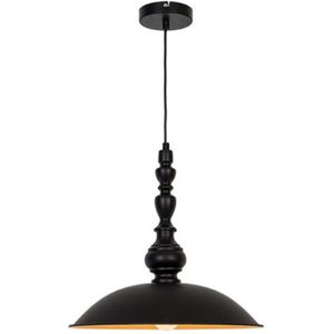 Viokef Hanglamp Colin, zwart, Ø 40 cm