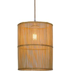 Viokef Hanglamp Anteo van rotan, cilindrisch