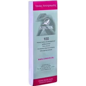 Simoun Ontharingsstrips 100st  - Waxstrips - Harsstrips