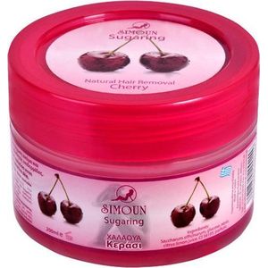 Simoun Sugar Wax Cherry 300g - Ontharingswax- Striphars - Suikerhars