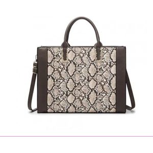 Handtas Shopper - Dames - Snake/Brown - cadeau - Moederdag/Valentijn