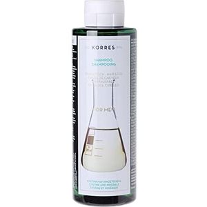 KORRES Cystine & Minerals Shampoo tegen haaruitval voor mannen, anti-haarverlies shampoo, siliconen- en parabenvrij, 250 ml