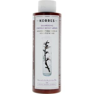 Korres - Shampoo - Almond And Linseed - 250 ml - Voor Droog Haar