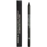 Korres - Black Volcanic Shimmering Eyeliner - 1,2 ml - Zwart