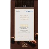 KORRES Argan Oil Colorant Ammonia Free Hair Color Light Brown % Gray Coverage and Vegan
