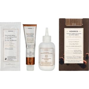 KORRES Argan Oil Colorant Ammonia Free Hair Color Medium Blonde % Gray Coverage and Vegan