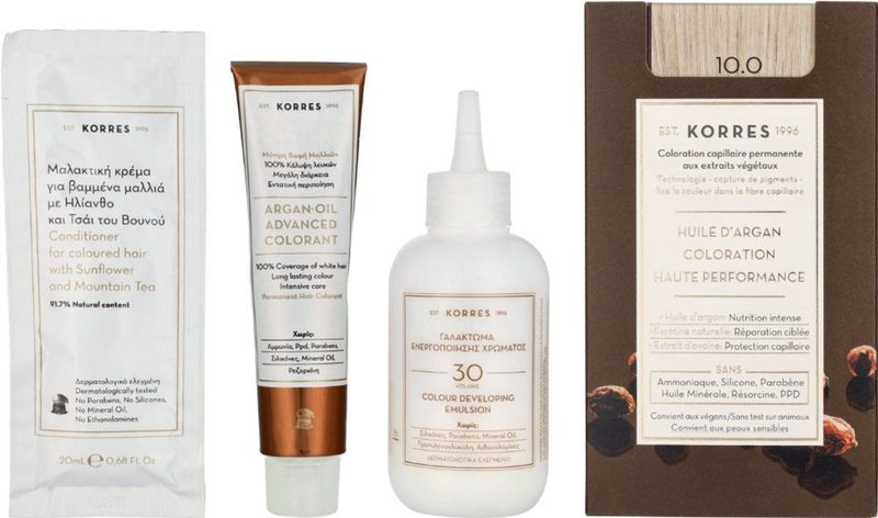 KORRES - Arganolie Geavanceerde Kleuring - Platina Blond - 50 ml