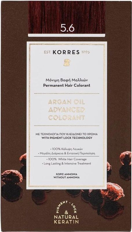 KORRES - Arganolie Geavanceerde Kleuring - Donkere Chocolade - 50 ml