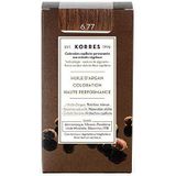 KORRES - Arganolie Geavanceerde Kleuring 6.77 Donker Blond Mokka - 50 ml