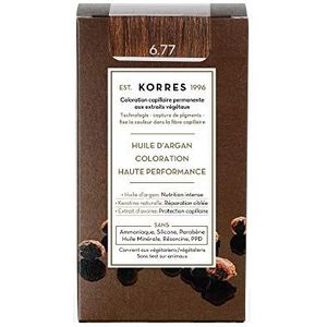KORRES - Arganolie Geavanceerde Kleuring 6.77 Donker Blond Mokka - 50 ml