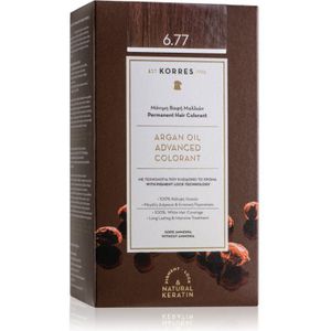 KORRES Arganolie Geavanceerde Kleuring 6.77 Donker Blond Mokka Intense