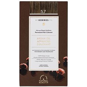 KORRES - Arganolie Geavanceerde Kleuring - Chocolade Bruin - 50 ml