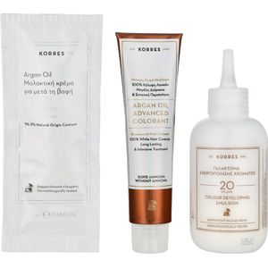 KORRES - Arganoliekleurstof - Ammoniakvrij - Cocoa - Veganistisch Haar