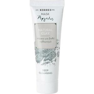 Korres - Natural Clay Deep Cleansing Mask - 18 ml - Gezichtsverzorging