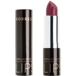 KORRES Morello Creamy Lipstick 28 Pearl Berry, langdurige lippenstift met verzorgende textuur, veganistisch en silconvrij, 3,5 g