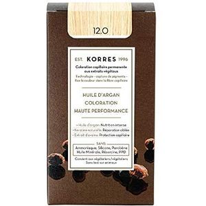 Korres - Argan Oil - Permanente Haarkleuring - Tint 12.0 Special Blonde - 50 ml