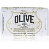 Korres Pure Greek Olive & Olive Blossom reinigende baardzeep 125 g