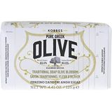 Korres Pure Greek Olive & Olive Blossom reinigende baardzeep 125 g