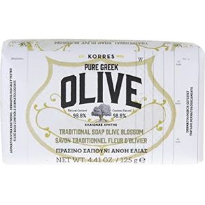 Korres Pure Greek Olive & Olive Blossom reinigende baardzeep 125 g
