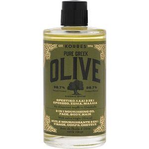KORRES Olive 3 in 1 Olie - 100 ml - Voedend - Zonder Siliconen