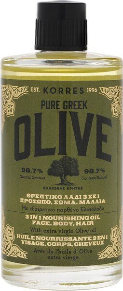 KORRES Olive 3 in 1 Olie - 100 ml - Voedend - Zonder Siliconen
