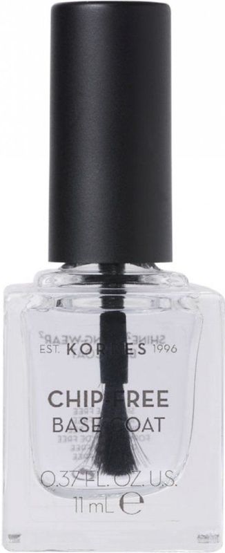 Korres - Chip-Free Base Coat - Nagellak - Transparant - 15ml