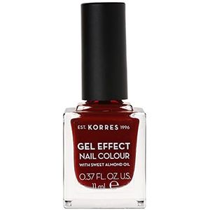 Korres Sweet Almond Nail Colour - 59, rode wijn, 11 ml