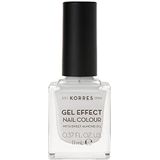 Korres - KM Gel Effect Nagellak - Blanc White - 13,5ml - Met Amandelolie