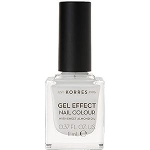 Korres - KM Gel Effect Nagellak - Blanc White - 13,5ml - Met Amandelolie