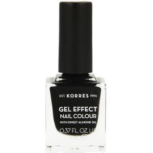 Korres Sweet Almond Gel effect 100 zwart Nagellak 11ml