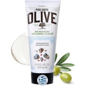 KORRES Oliver & Sea Salt vochtinbrengende bodymilk, dermatologisch getest, veganistisch, 200 ml