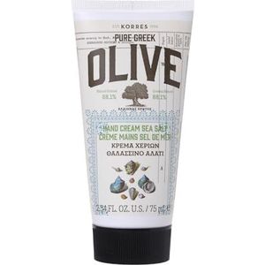 Korres - Olive & Sea Salt - Handcrème - 75 ml - Verrijkt met Extra Vierge Olijfolie