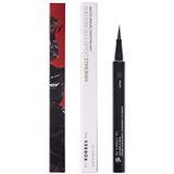 KORRES Minerals Flüssig-Eyeliner - 01 black, veganer liquid liner, silikon- & parabenfrei, mit ultrafeiner Spitze & intensiver Farbe, 1 ml