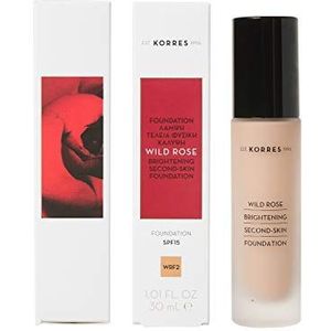 Wild Rose - Foundation - SPF 15 - Vederlichte Textuur - Natuurlijke Glans