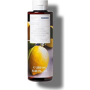 KORRES Basil Lemon Revitaliserende douchegel met actieve aloë vera, dermatologisch getest, veganistisch, 250 ml