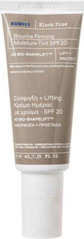 Korres - Black Pine 4D Bio-ShapeLift - Verstevigende Crème - SPF20 - 40 ml