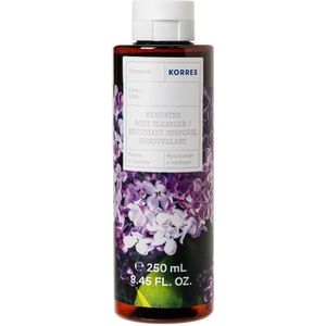 KORRES Lilac Revitaliserende douchegel met aloë vera, dermatologisch getest, veganistisch, 250 ml