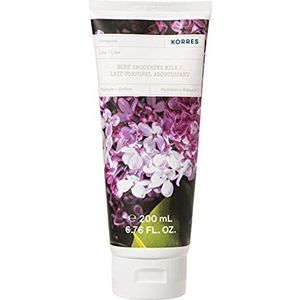 Korres Lilac Lichaamsmelk met aloë vera, veganistisch, dermatologisch getest, 200 ml