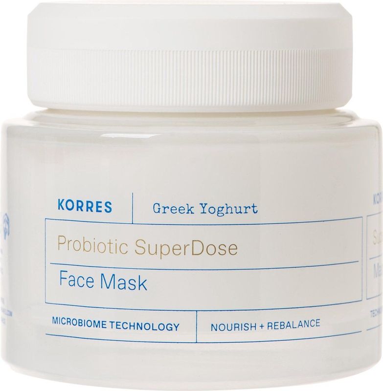 Korres - Probiotic Face Mask - Gezichtsmasker - 100 ml - Met Griekse Yoghurt
