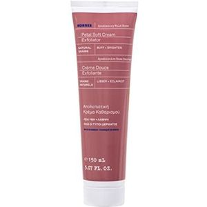 KORRES APOTHECARY WILD ROSE zachte peeling-crème, 150 ml, dermatologisch getest, veganistisch