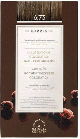 KORRES - Arganolie Geavanceerde Kleuring - Kleur 6,73 Gouden Cacao - 50 ml