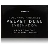 Korres - Volcanic Minerals Velvet Dual Oogschaduw Palette - Kleurcombinaties - Parabenenvrij