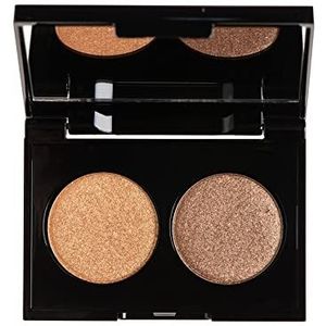 Korres - Volcanic Minerals Velvet Dual - Oogschaduwpalette - 28 Golden Amber - 3 g