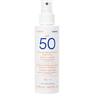 KORRES Yoghurt Sunscreen Spray Emulsion Face + Body SPF 50 150 ml