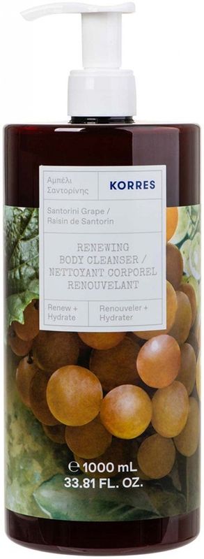 KORRES SANTORINI GRAPE - Revitaliserende Douchegel - Fruitige Geur - 1 L