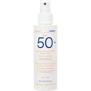 KORRES - Yoghurt Sunscreen Spray - SPF 50+ - 150 ml - Voor Lichaam en Gezicht