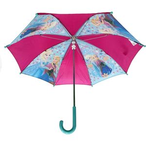 Frozen - Paraplu - Polyester - 92 cm - Roze